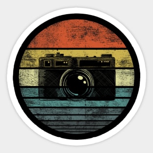 Retro Vintage Camera Photography Lover Photographer Gift Sticker